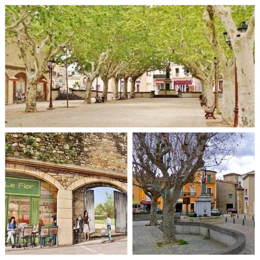 Charmant T2 Tout Confort Au Centre Du Village ! Florensac Exterior foto